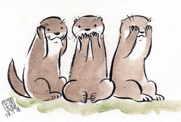 三猿のtwitterイラスト検索結果