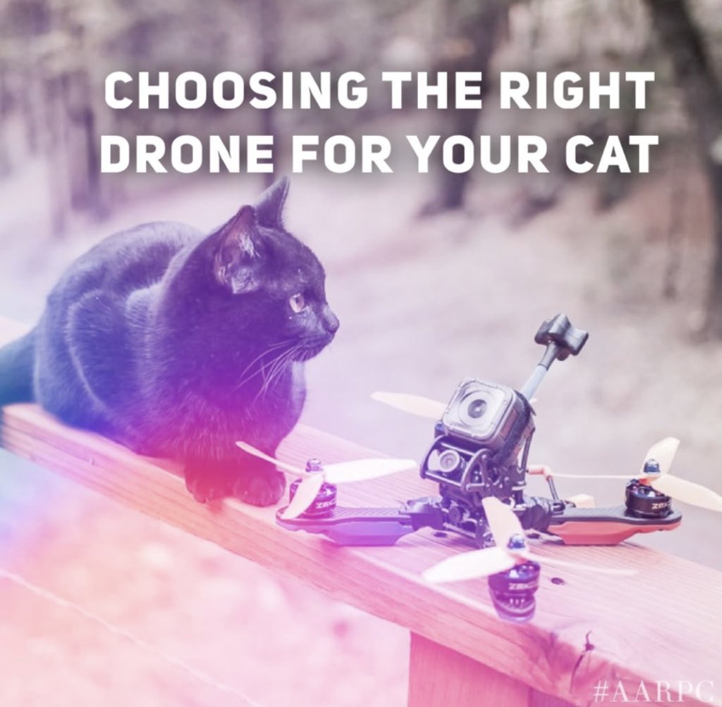 AARPC on Twitter "Which catspecific drone is right for your cat? Is