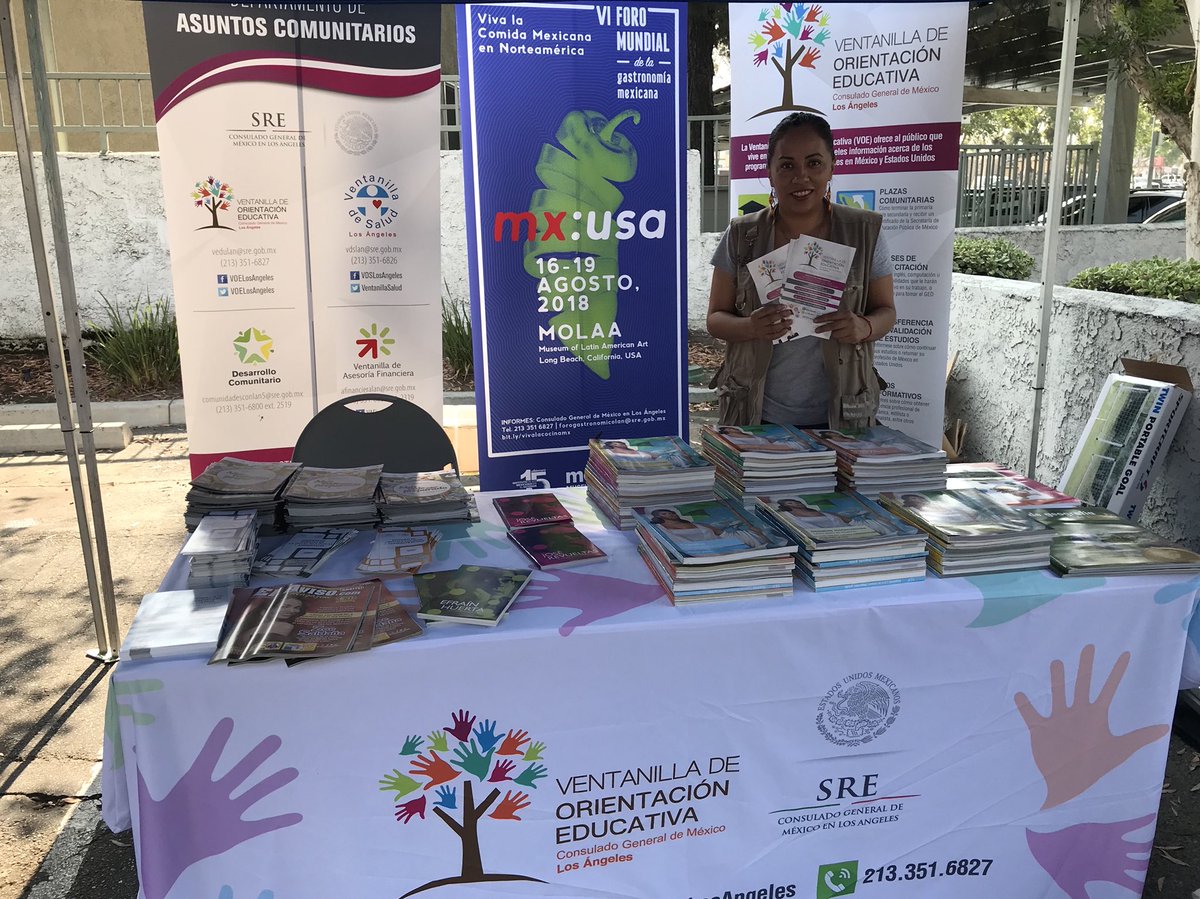 VOELosAngeles's tweet photo. Nos encontramos en Teri G Muse #familyservicecenter de #BaldwinPark en nuestra de feria de salud y regreso a clases con @fiestaeducativa @ConsulMexLan ¡los esperamos hasta las 12! @IME_SRE ¡información, regalos, mochilas, payasos, sorpresas!! https://t.co/0CctkBGPFj