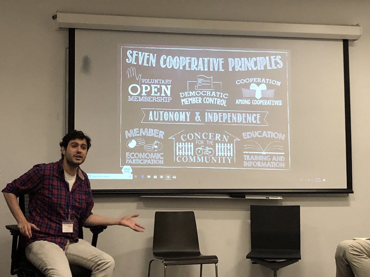 #NotJustCoops: <a href="/CEANYC/">CEANYC</a> talks about building power for the #SolidarityEconomy movement in New York City and its historical context rooted in struggle! #FearlessCities