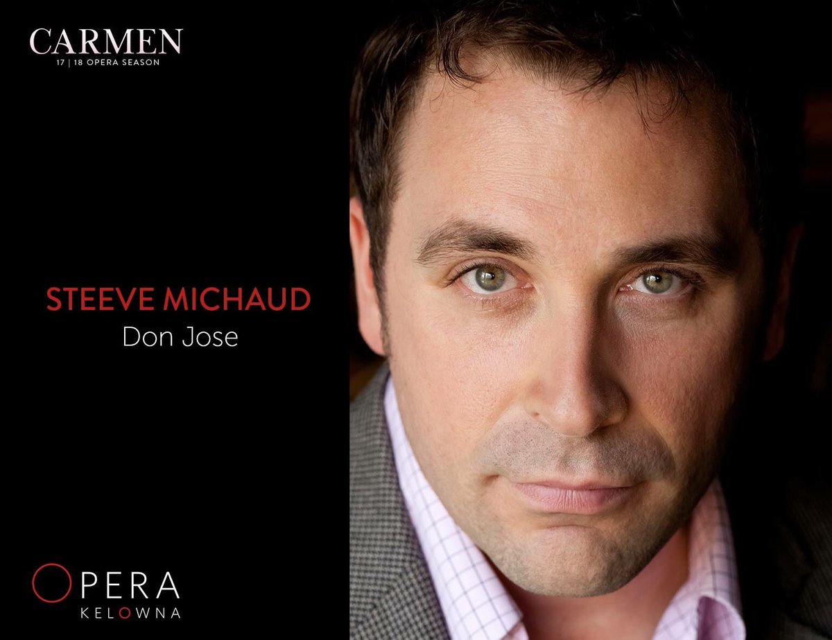 operakelowna's tweet photo. We are excited to welcome to our cast, Steeve Michaud in the part of Don Jose. Over the last years, Steeve has worked with many opera houses and symphonic orchestras across Canada.
He will replace Jason Slayden who has unfortunately had to withdraw.
#operakelowna #okcarmen https://t.co/f4Y8OrKk66