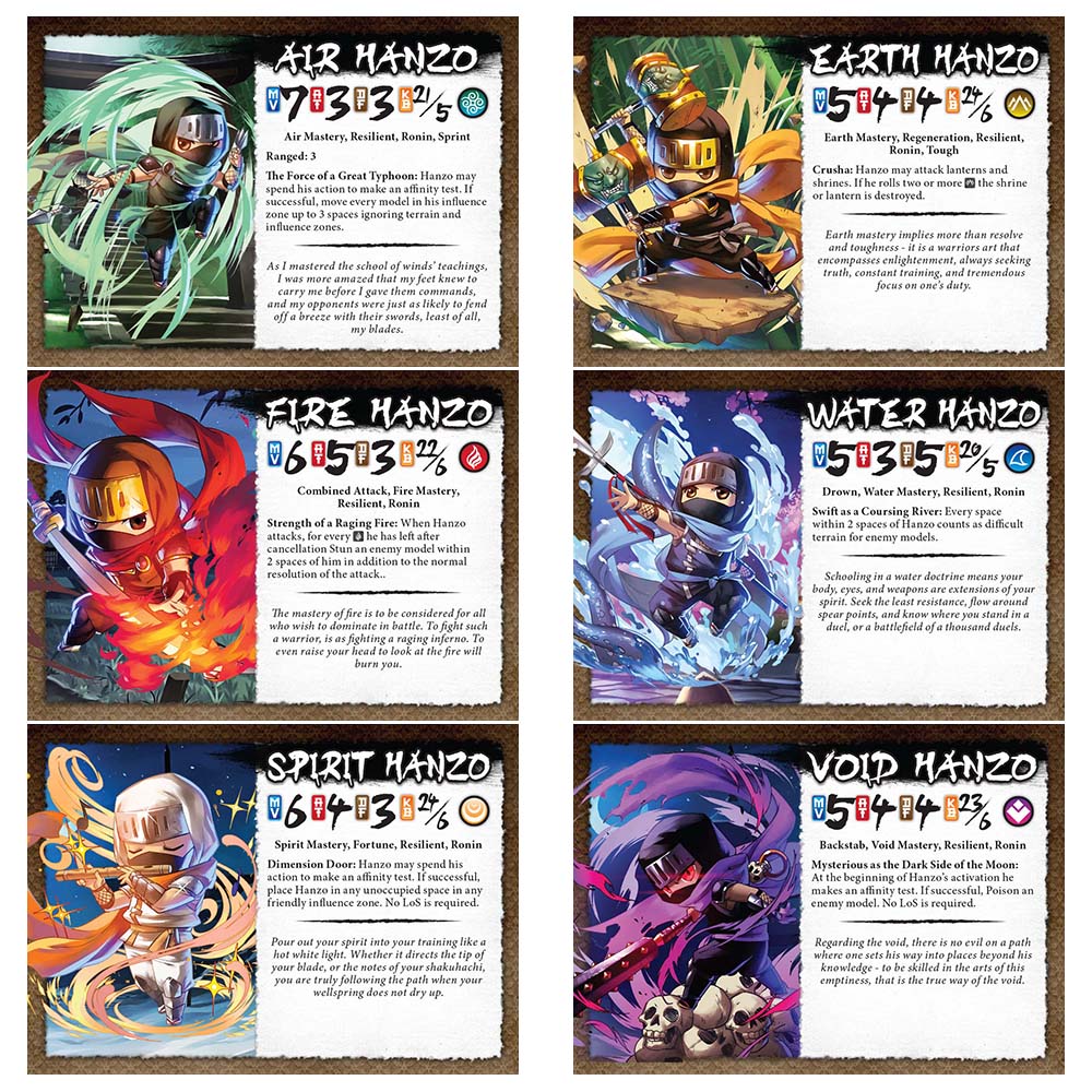 Ninja Division On Twitter Six New Hanzo Profiles For The Ninja All Stars Living Rulebook Are Now Available To Download Https T Co Jkgz7hau0m Ninjaallstars Boardgames Https T Co Jkrb4iqt5e