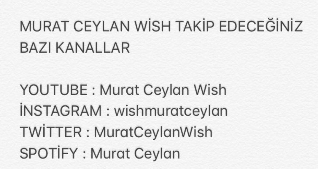 Elbette durmuyoruz şarkılarını kanallarını paylaşarak devam ediyoruz 

RisingStar MuratCeylanWish