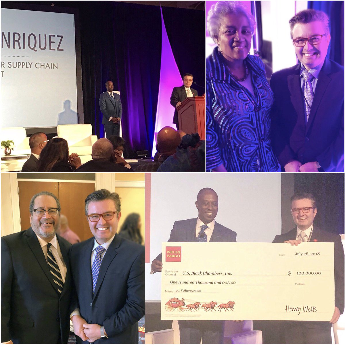 salenriquez's tweet photo. @WellsFargo Supplier Diversity team and @WellsFargoWorks are honored to celebrate and support African American entrepreneurship with a great partner like the @usblackchambers. Congratulations on putting the amazing #USBCconference2018. We are already looking forward to next year. https://t.co/i5ecX8K66Z
