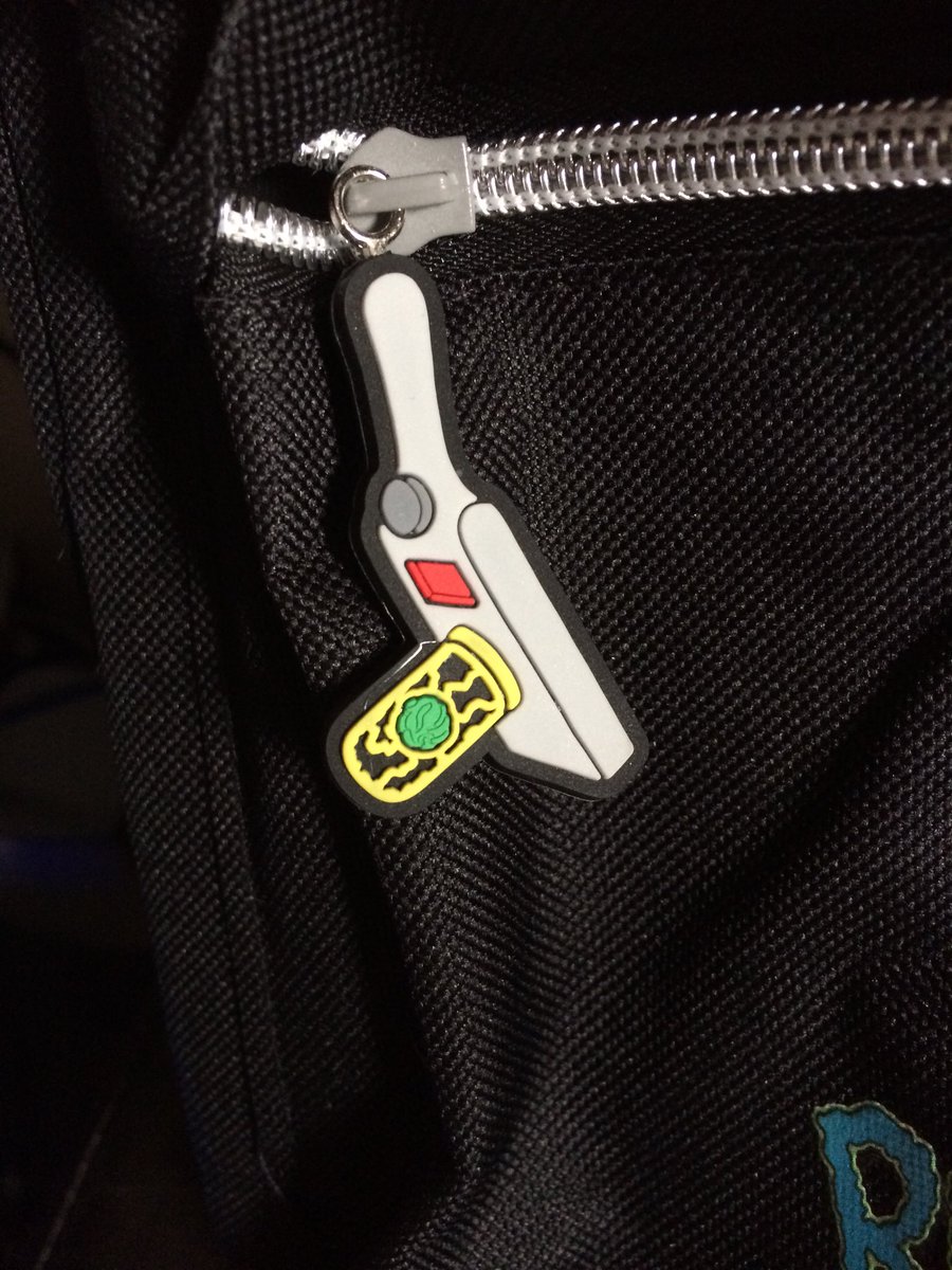 SaltKimberley's tweet photo. When you go to @ForbiddenPlanet and find yourself buying a new work bag!  @RickandMorty #TimeToGetSchwifty #RickandMorty #Fashion https://t.co/dlWdpKP7rV