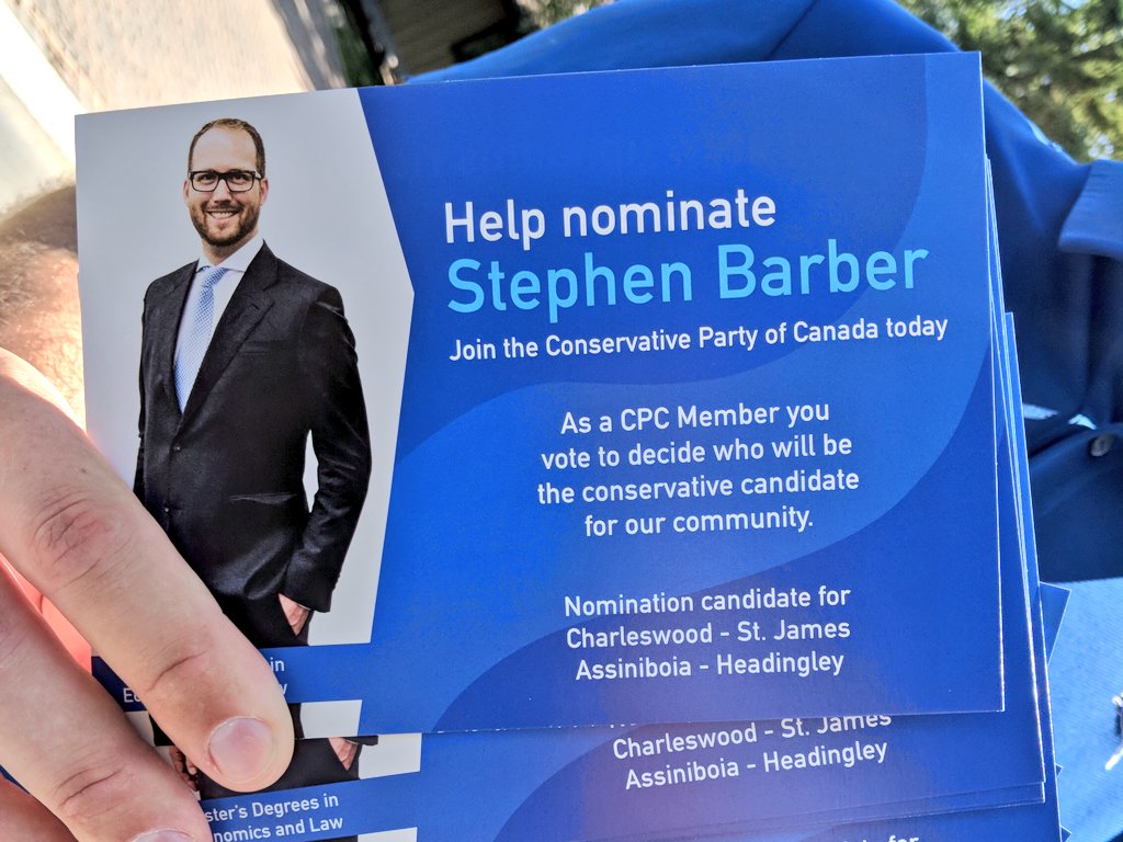 Door-knocking on a beautiful Saturday afternoon, with our new literature! 

Join our team at stephenbarber.ca

#wpgpoli #mbpoli #cdnpoli #cpc