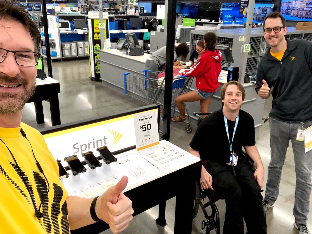 #SprintWMTKO come to Apple Valley WalMart and get the best deals on the hottest phones on the Best Unlimited Plans! Hurry new customers also get their activation waived and a $$50 port in credit! <a href="/jimmills22/">Jim Mills</a> <a href="/CjDrikakis/">CJ Drikakis</a>