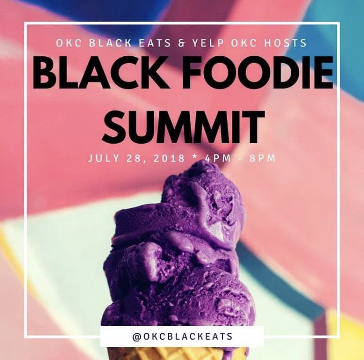 Make sure you come see us today at the @okcblackeats Black Foodie Summit from 4pm-8pm! 🍦