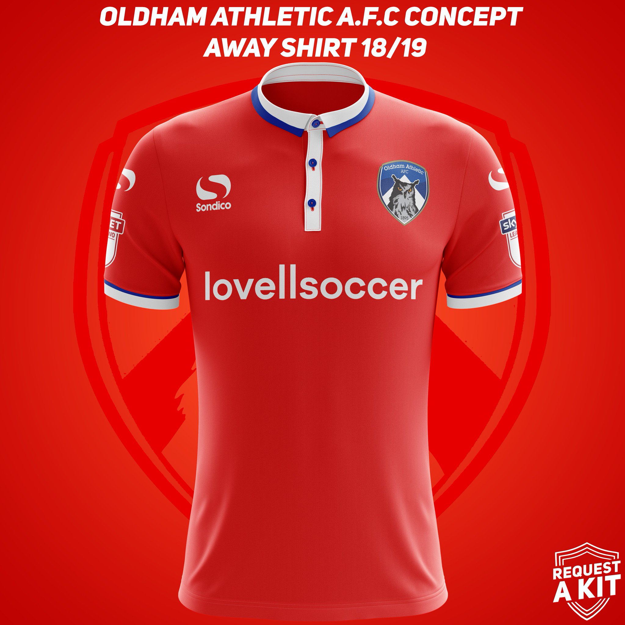 oldham athletic new kit