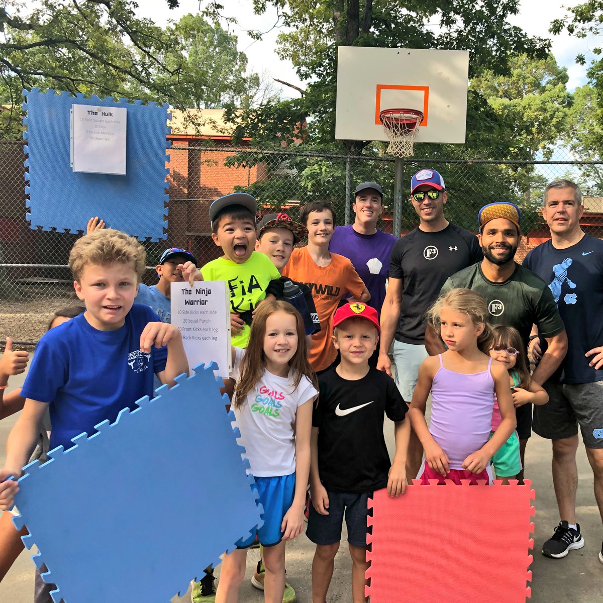 Tclaps to #Splash (ala <a href="/svillier1/">svillier</a>) for Qing today’s workout.  Ten kids + five #elders DORA’d and covered all Four Corners.