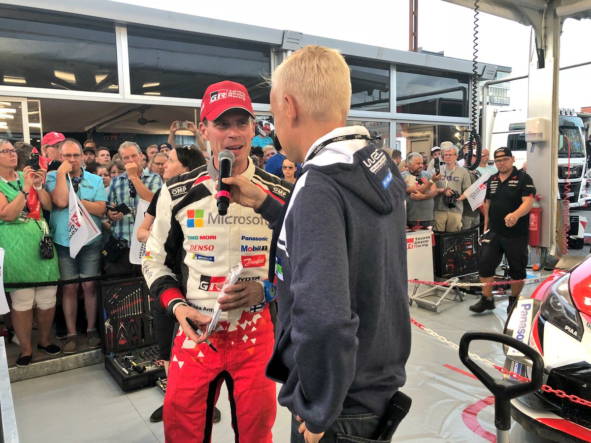 MiikkaAnttila's tweet image. #InterviewTime #RallyFinland #HomeEvent #WRC
