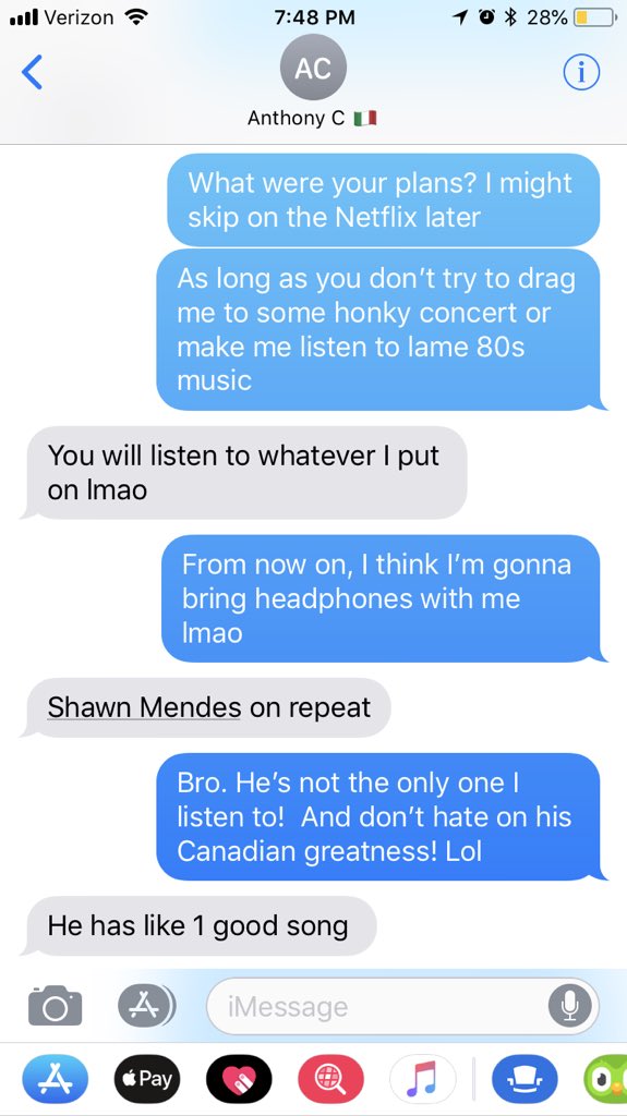 ViDoubleNie's tweet photo. I will not stand for slander against Shawn Mendes, ever! https://t.co/ApNSQar6kF