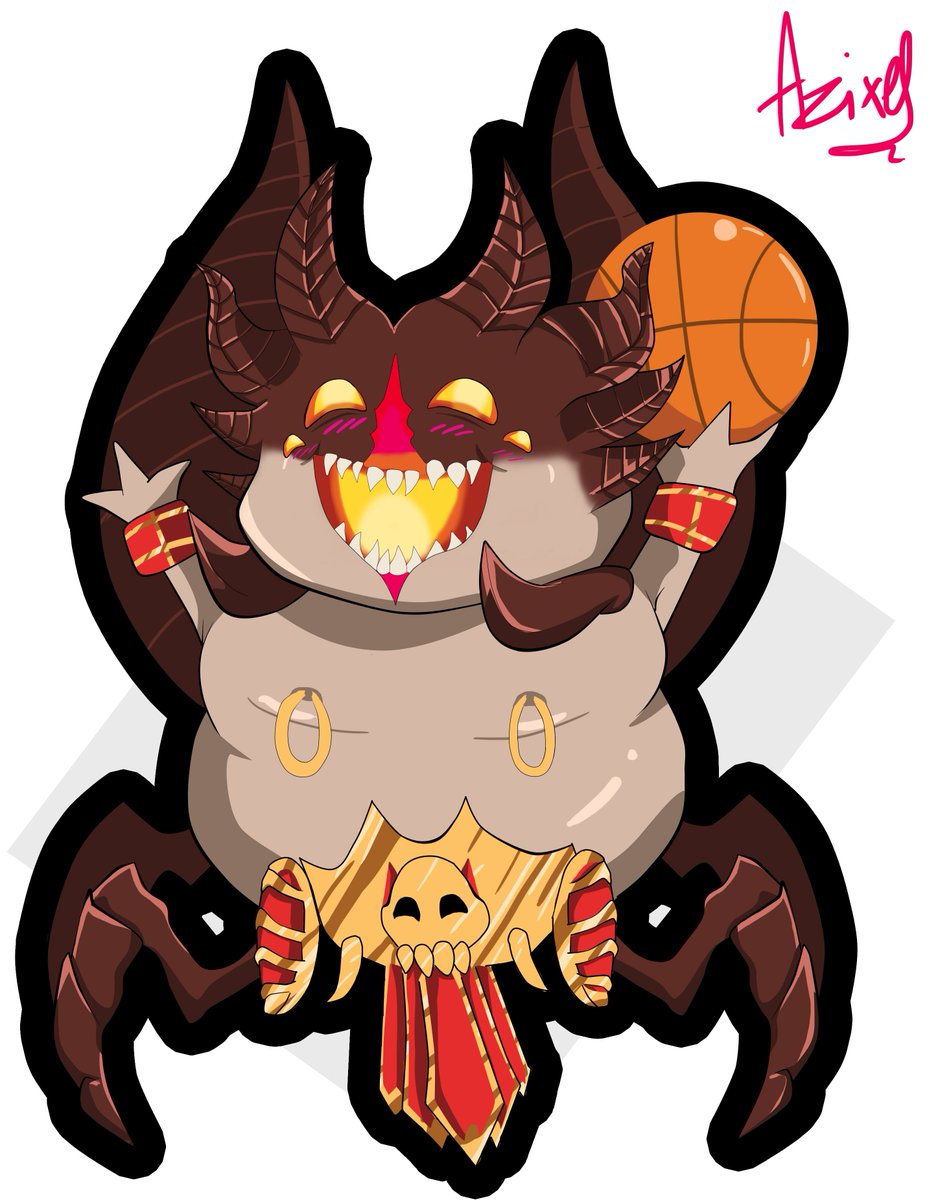 Azixel's tweet photo. This week’s reward was also a side-birthday gift! So I’m sharing it in public too, as a preview for the weekly sticker rewards I’m doing for my patrons!
Hope you like it! <3
#Azmodan #Diablo #Chibi https://t.co/KB9lclLGaF