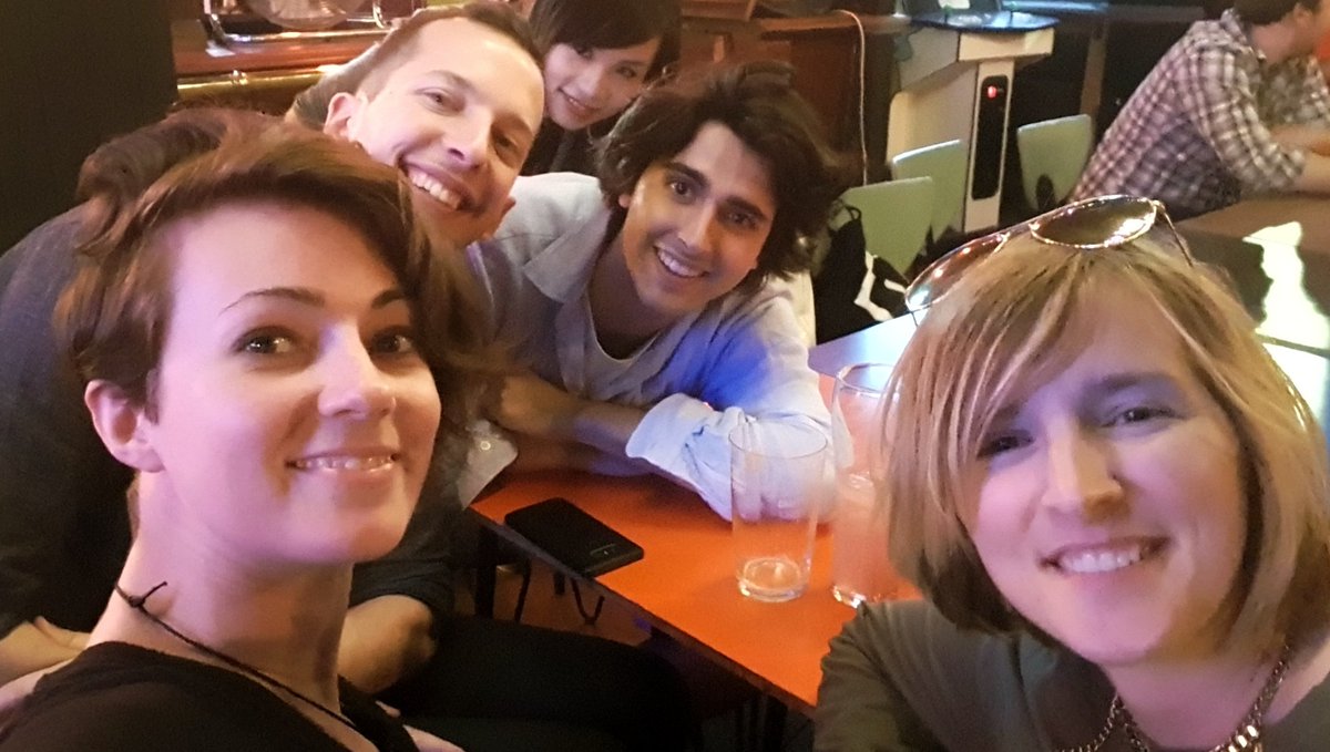 cedre_p's tweet photo. We are so beautiful #nofilter @cazwis @PavleMiha @ChelWebster @p_cedre @Spiderlily666
#gamedev #indieselfie #GMMeetup https://t.co/DPWg1tsD2V