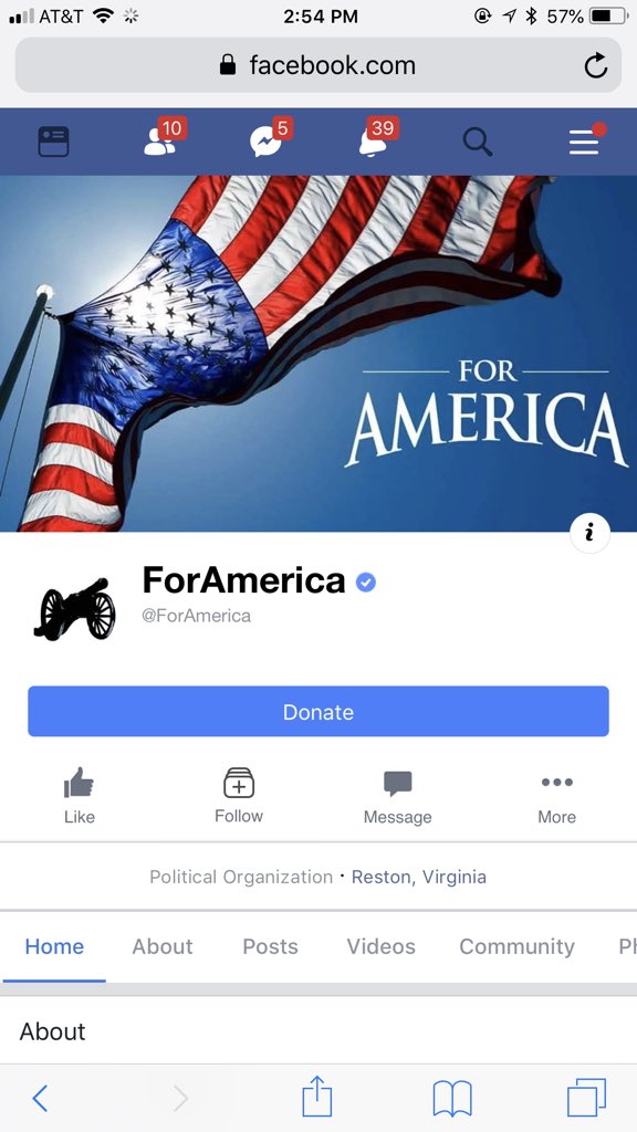For America’s Facebook Page
