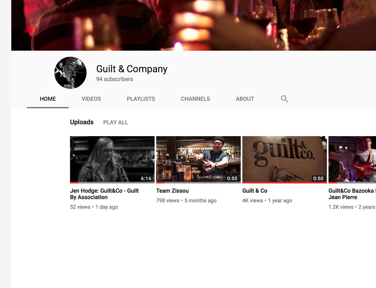 guiltandcompany's tweet photo. Come check out our new Youtube channel. We have a brand new series called Guilt by Association as well as some really cool tutorial videos and a bunch of live performances. 
https://t.co/VvJLE6qXXA https://t.co/fGvNj2bvDK