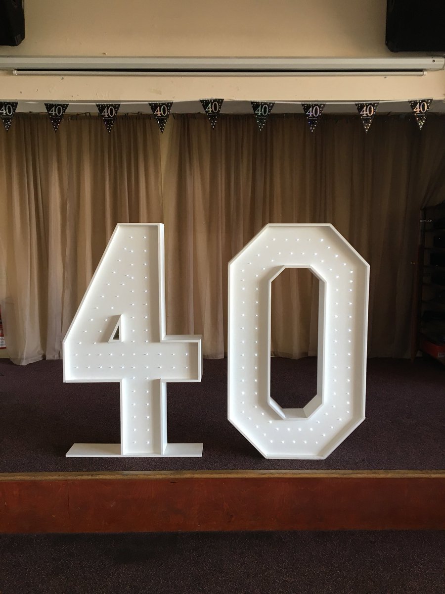 HartDisplayHire's tweet photo. Croydon post office & sports club today with our 4ft led numbers for 40th birthday celebrations - have a fantastic night ! X
#wedding #weddings #celebration #birthday #party #40 #display #disco #led #ledtrees #cinemadisplay #lednumbers #starlit #dance #dancefloor https://t.co/wcghoOhdwn