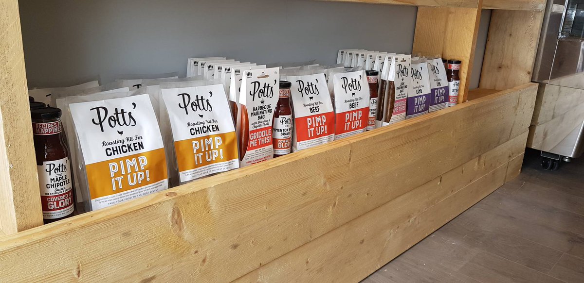 Our stock has started to arrive in preparation of our shop opening next week!! #fullfridge #artisanbutchers #poynton #potts #butchersblock