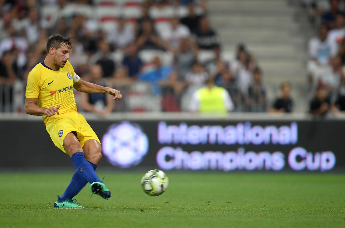 ChelseaFC's tweet image. Penalty heroics! 

@willy_caballero @CesarAzpi 👏

#CFCinNice