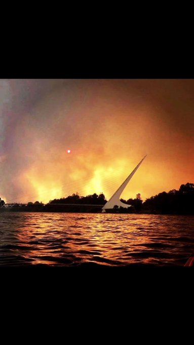 Please pray for my home town it has been burning for a week now and had burned 80,000 acres and is still