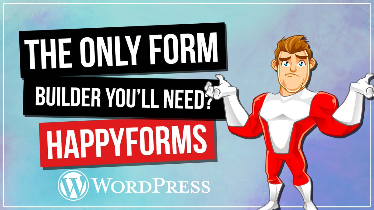 WPTutz's tweet photo. Super easy form builder for #WordPress that takes the hassle out of building more complex forms and best of all, it's totally free! What's not to love? #HappyForms https://t.co/hh2yqmO2sA https://t.co/PciOL21BxV