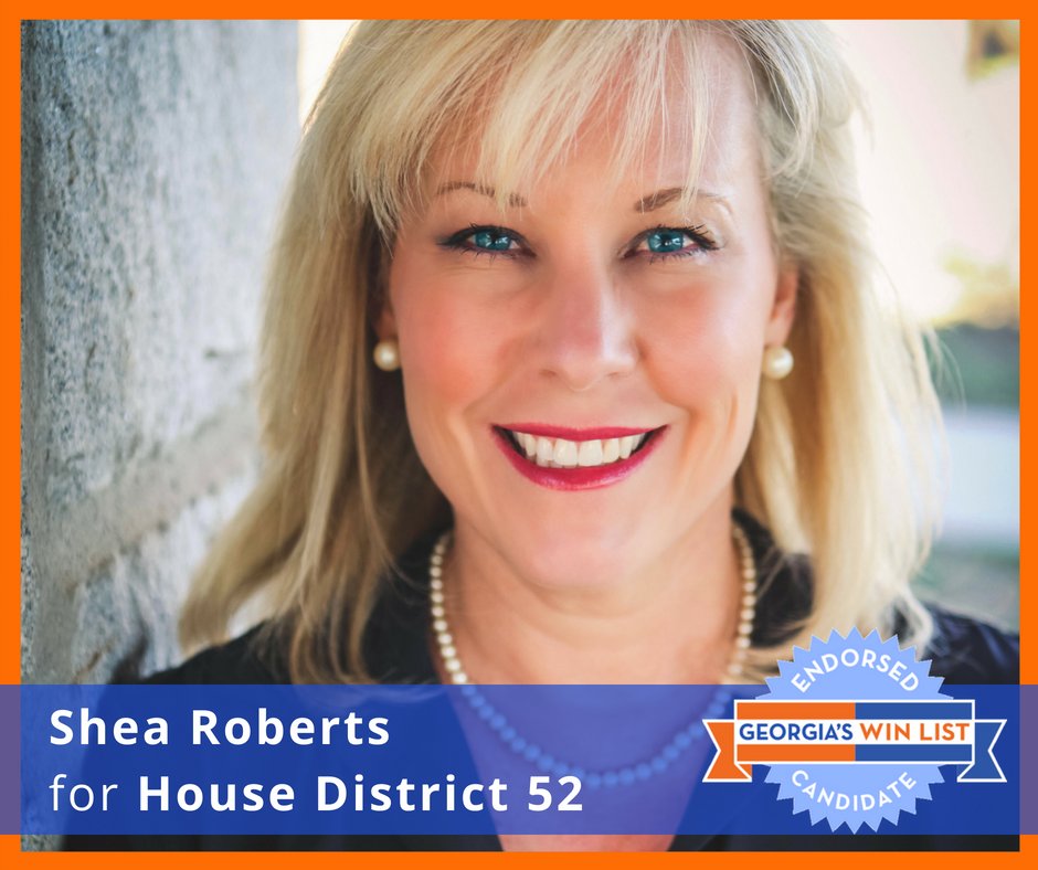GAWINList's tweet image. We are proud to endorse @sheaforgeorgia for HD 52, a highly #flippable seat in Sandy Springs. She gives HD52 citizens their first opportunity to vote for a Dem legislator in more than a decade. Small business owner + no stranger to politics + mother + lawyer + activist = WIN!