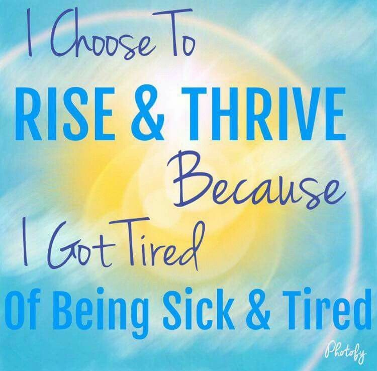 ClaireThrive's tweet photo. I chose Thrive, best decision I made! 
https://t.co/SLUVOtQ09W
FB>Group's>Thrive with Claire

#TipOfTheDay @LeVelThriveon #Thrive #makethemmove #exhausted #FridayNightFaith #chronicpain #Fibromyalgia #dontgiveup https://t.co/9kBXCQbJg7
