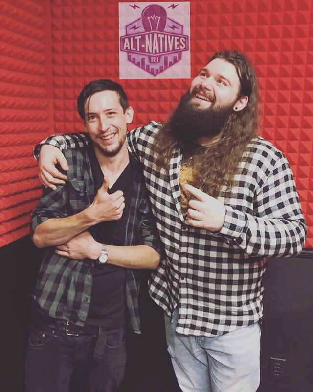 InnerTemplePA's tweet photo. Check out these two goons on @alt921 at 9pm for a hot interview! 👌 #Innertemple #pa #pennsylvania #goons #lit #hot #fresh #interview #radio #rock #music #band #rockmusic #BloodMoon #ALLOFTHENOISE2018 #newmusic #saturday #summer https://t.co/k1nIy5bcpO
