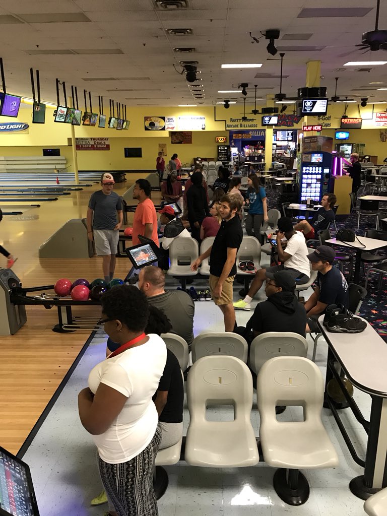 It was a great day bowling with our Summer Start Students. 🎳 #wkusummerstart