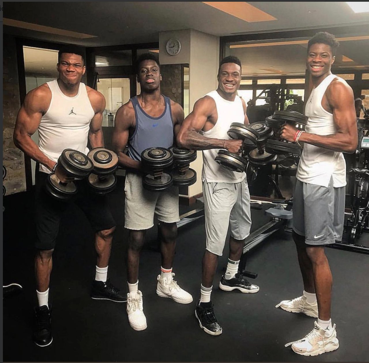 Bryan Kalbrosky On Twitter Everyone Is Talking About How Ripped Giannis Antetokounmpo Looks In This Photo He Posted On Instagram But The Main Takeaway Here Should Be His Youngest Brother Alex This