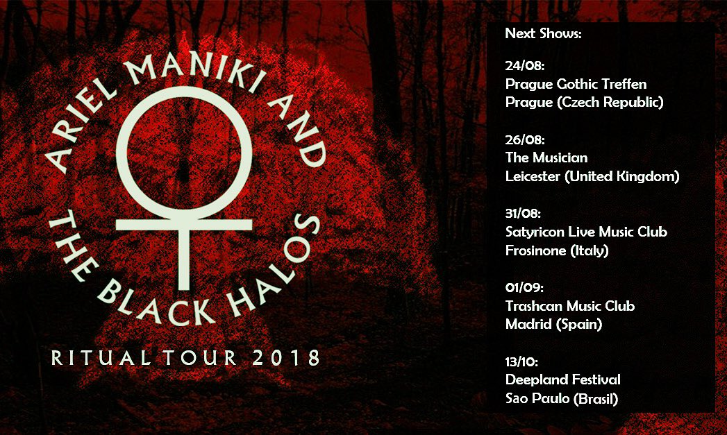 Come join the #RitualTour2018. #Gothic #GothicRock #DarkWave #DarkAlternative from Costa Rica!