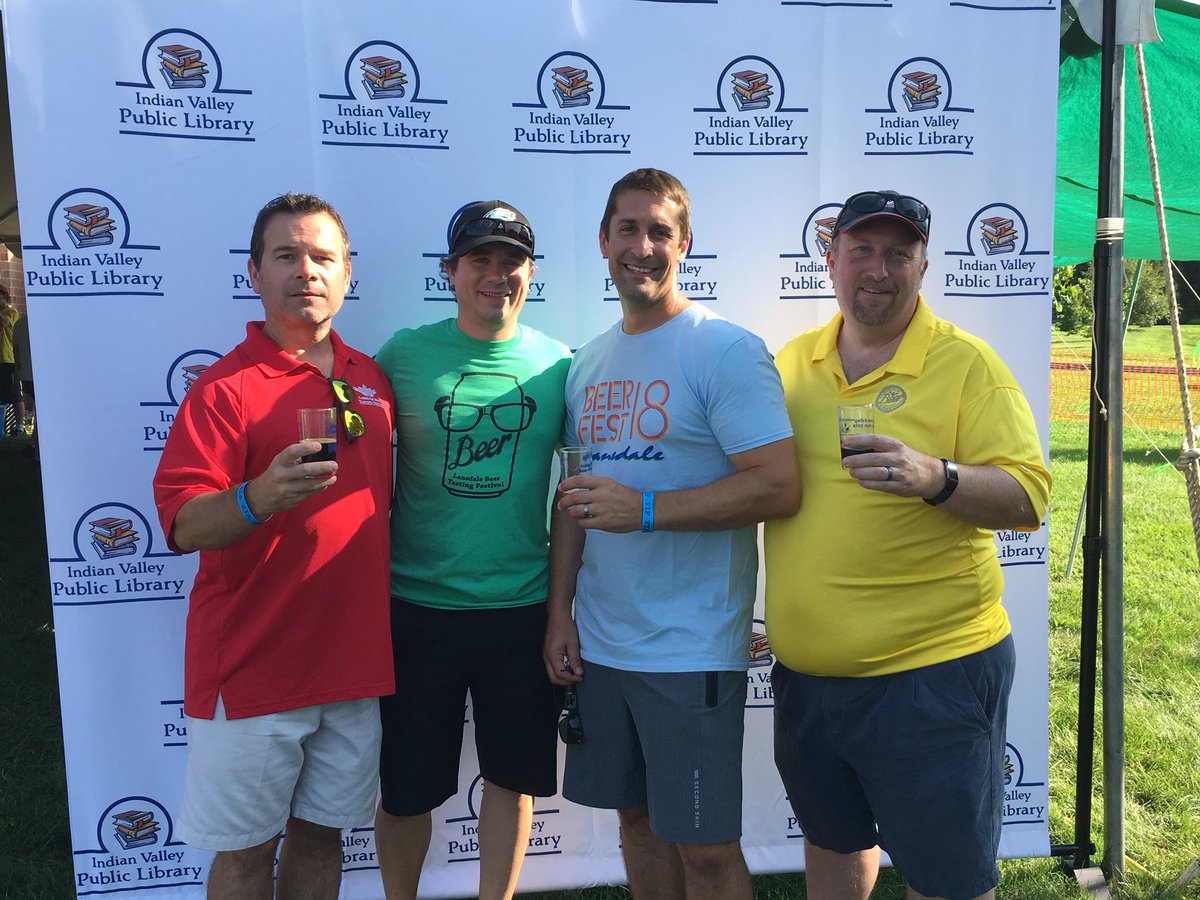 Lansdale organizers hitting the Indian Valley Beer Fest.