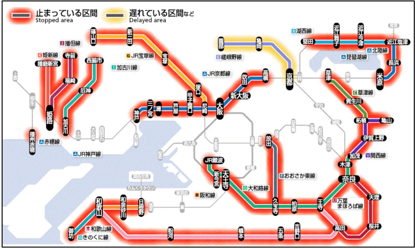 Akira K On Twitter 京阪神地区 台風 振替輸送開始 05時10分更新 本日 ７月２９日 については 京阪神地区の一部の線区で列車の運転を取りやめるとともに 列車の遅れが生じる場合があります 今後の台風の状況 にご注意いただくとともに運行状況をご確認ください