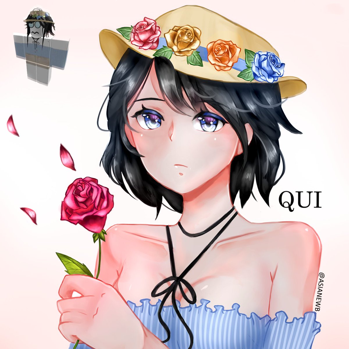 M1kl On Twitter Qulllannartcontest Roblox Robloxart Wow O O It Has Been Already A Month Since I Havent Uploaded Drawings Well Heres My Entry For Qui S Art Contest Qulllann Https T Co 7ixaxry01m - roblox girl wow