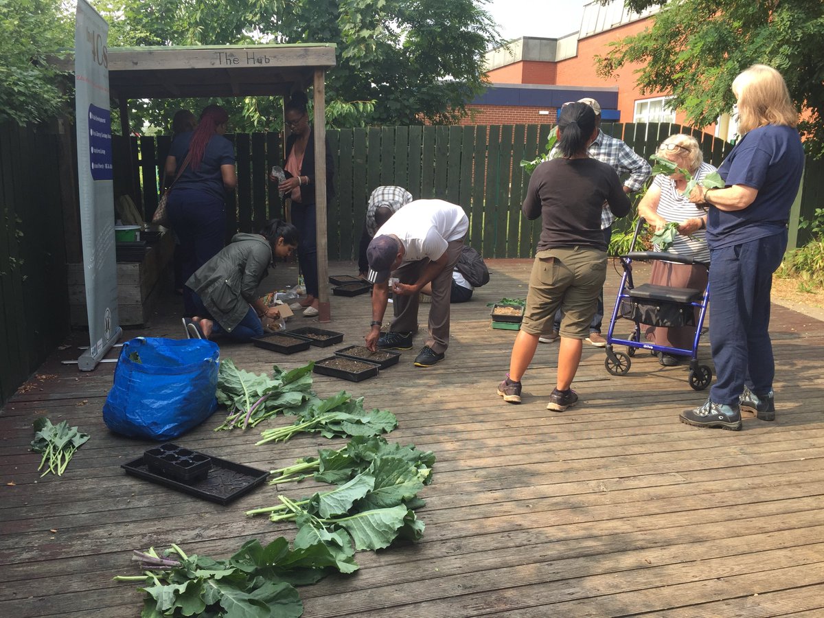 the4CsNE's tweet photo. @BigLotteryFund, thanks to funding from the Big Lottery Fund, our BME #GetGrowingNetwork set off at good start &amp; not affected by the storms https://t.co/GaNFaeIuBa