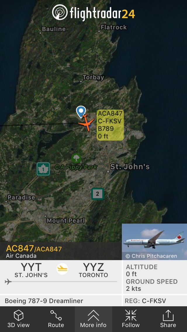oskeremmie's tweet photo. #AC847 getting ready to depart #YYT. Should be departing runway 29 https://t.co/hETgotrb6u https://t.co/Rk2SF6jcHQ