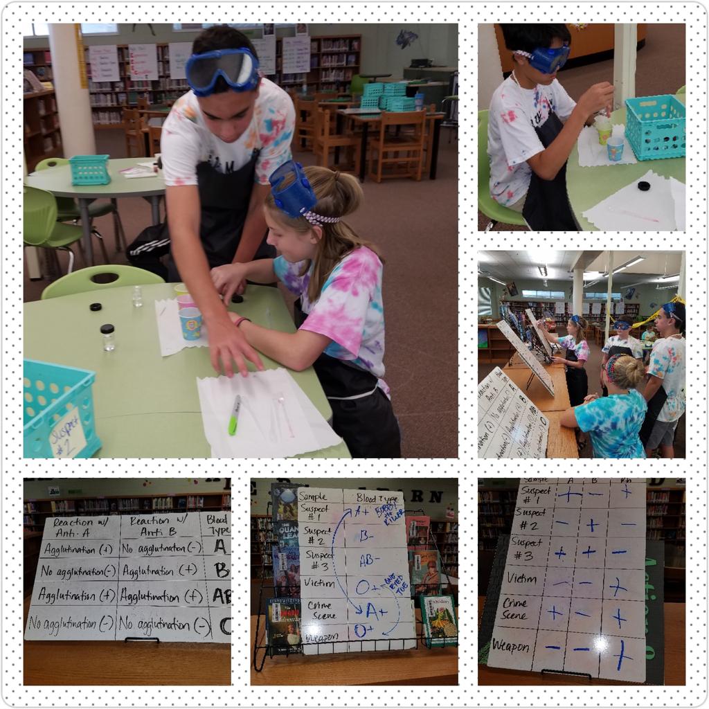 #STEMChampCamp2018 at River Springs Middle was a super success! Robotics, Space and Forensics, with a scattering of equations and text-marking. Great job <a href="/CE_McNairy/">Cindy Whitehead</a>! <a href="/RSMSGATORS/">River Springs MS</a> <a href="/trae_weiss/">Trae Weiss</a> @kwarnerscience