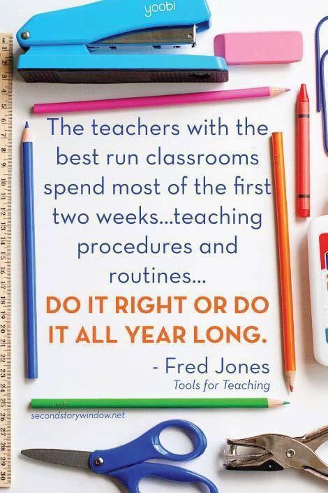 Save time up front by using the first two weeks to build community, relationships, procedures, and routines. Kids feel safe when they know what to expect (so do grownups). #JoyfulLeaders