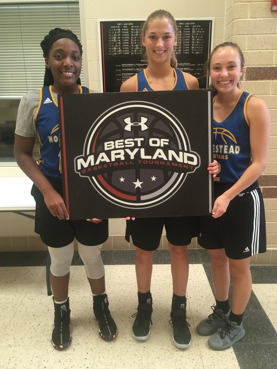Always100Chambl's tweet photo. Big shoutout to our @Homestead_Bball girls for competing strong in the @uabestofmd tournament this year! Way to go girls. https://t.co/fFlyPpdZG0