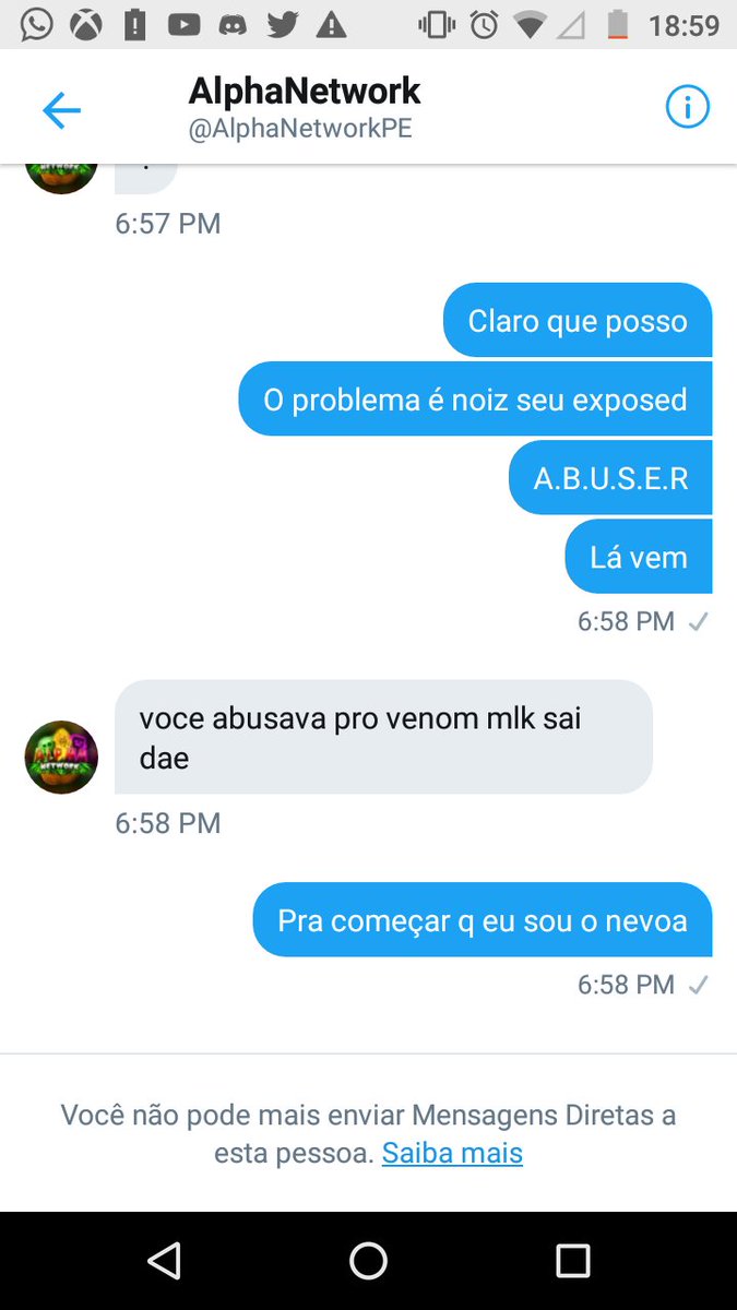 ENTÃO VOCÊ ADMITE PEDROSO? KKKKKKKKKKKKKKKKKKKKKKKK @AlphaNetworkPE