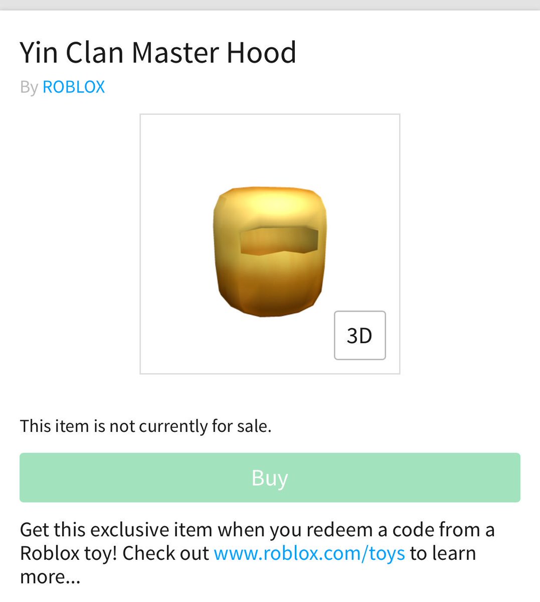 Discountflipper Lord Workclock On Twitter Selling 1 Of These Toy Codes Might Giveaway The Rest Rt To Spread The Word - yin clan master hood roblox