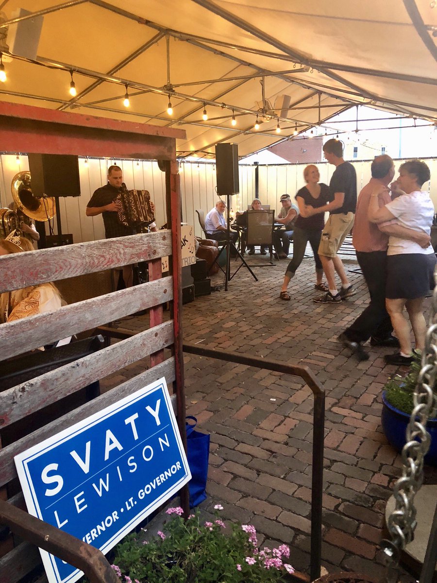 JoshuaSvaty's tweet photo. Abe Lincoln - not a Czech. But everyone else here was! And everyone in Wilson including Abe Lincoln appreciates our honest, hard-working campaign! #czechfest #ksleg #ksgov #changeks https://t.co/sm4oYvNr84