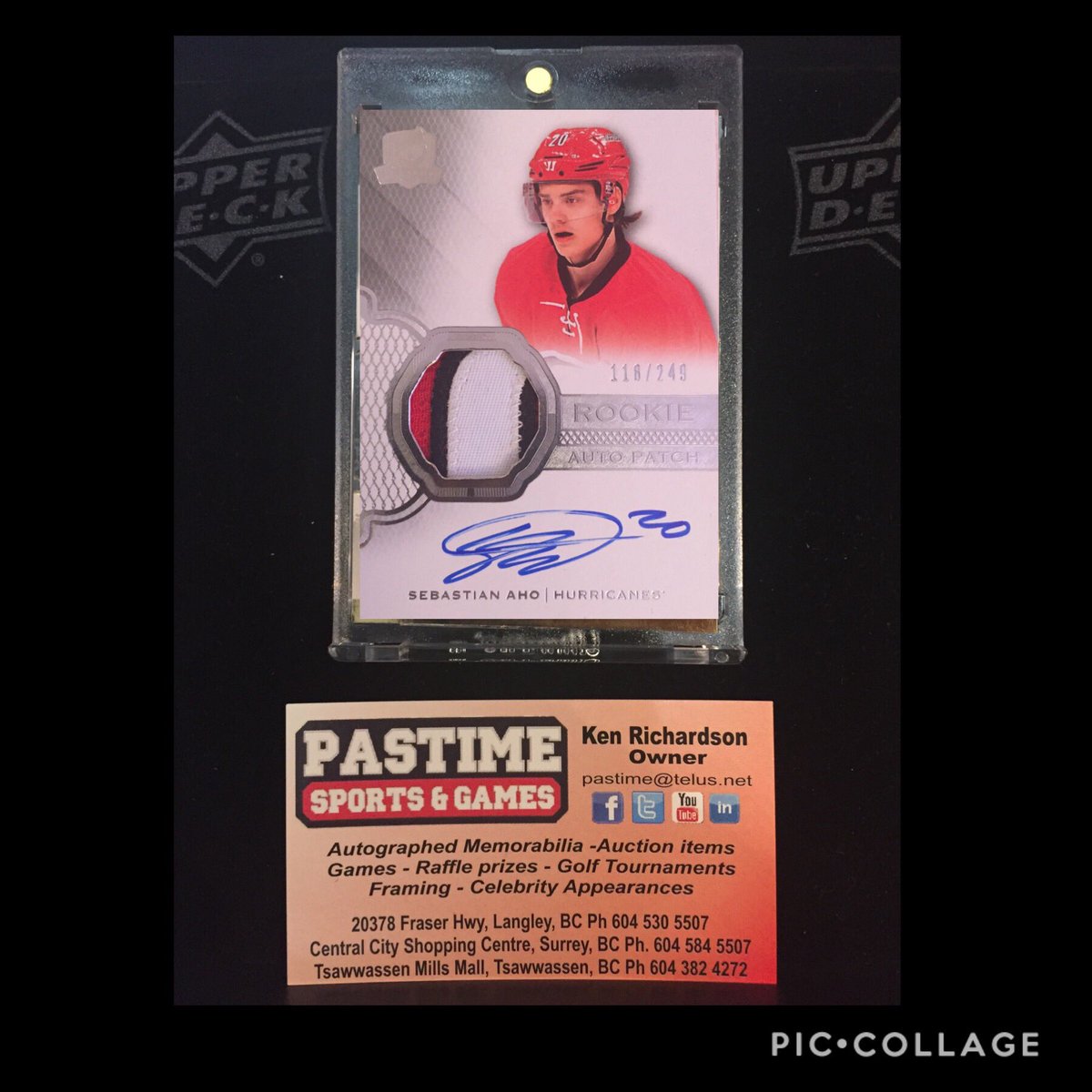 hobbybox604's tweet photo. Here are the nicer pulls from our #pastimesports #SundayFunday breaks! 
*Yes both @wmnylander in same 1/2 case of #TheCup 😳👌🏼
@UpperDeckSports 
@SHOWYOURHITS 
@ChecklistsforUS 
@UpperDeckHockey 
#nhl #hockey #groupbreak #casebreak #boxbreak #604breaks #hobby https://t.co/BZFQ6N2Icq