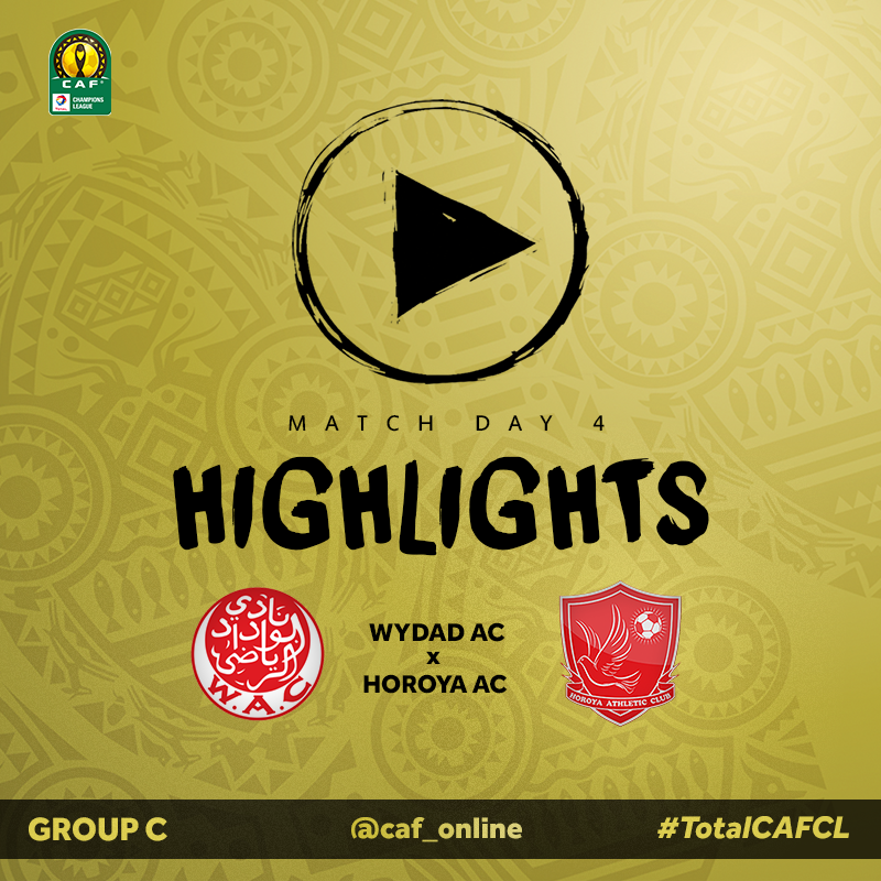 CAF_Online's tweet photo. Watch .. The Highlights of @WACofficiel  2-0 @horoyaac  #WACHOR #TotalCAFCL 
https://t.co/luv5gj0bbT https://t.co/ayhpg3jkmP