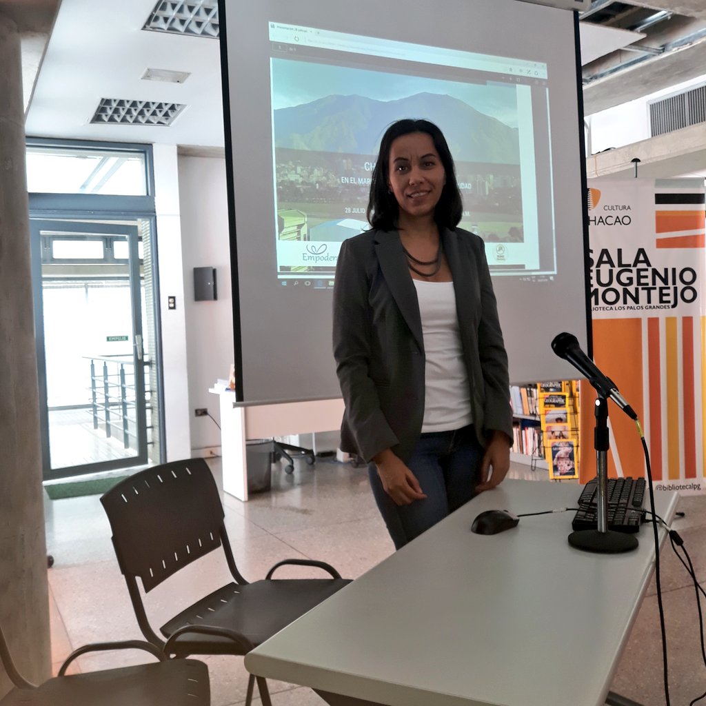 yennitp's tweet photo. Hoy desde @empoderarse realizamos una #CharlaA3Tiempos especial en el marco del #CCS451 para evaluar si #Caracas es una ciudad donde las mujeres pueden #empoderarse; gracias al valioso apoyo de @culturachacao @asocivilananda @weliumes
Un gusto poder moderar esta actividad. https://t.co/yKTHggh3YB