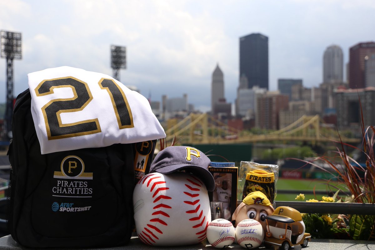Pirates's tweet image. RETWEET THIS now for a chance to win one of our Pirates Charities backpacks AND to spread the word that tonight’s backpacks are available NOW ➡️➡️➡️ pirates.com/pcn