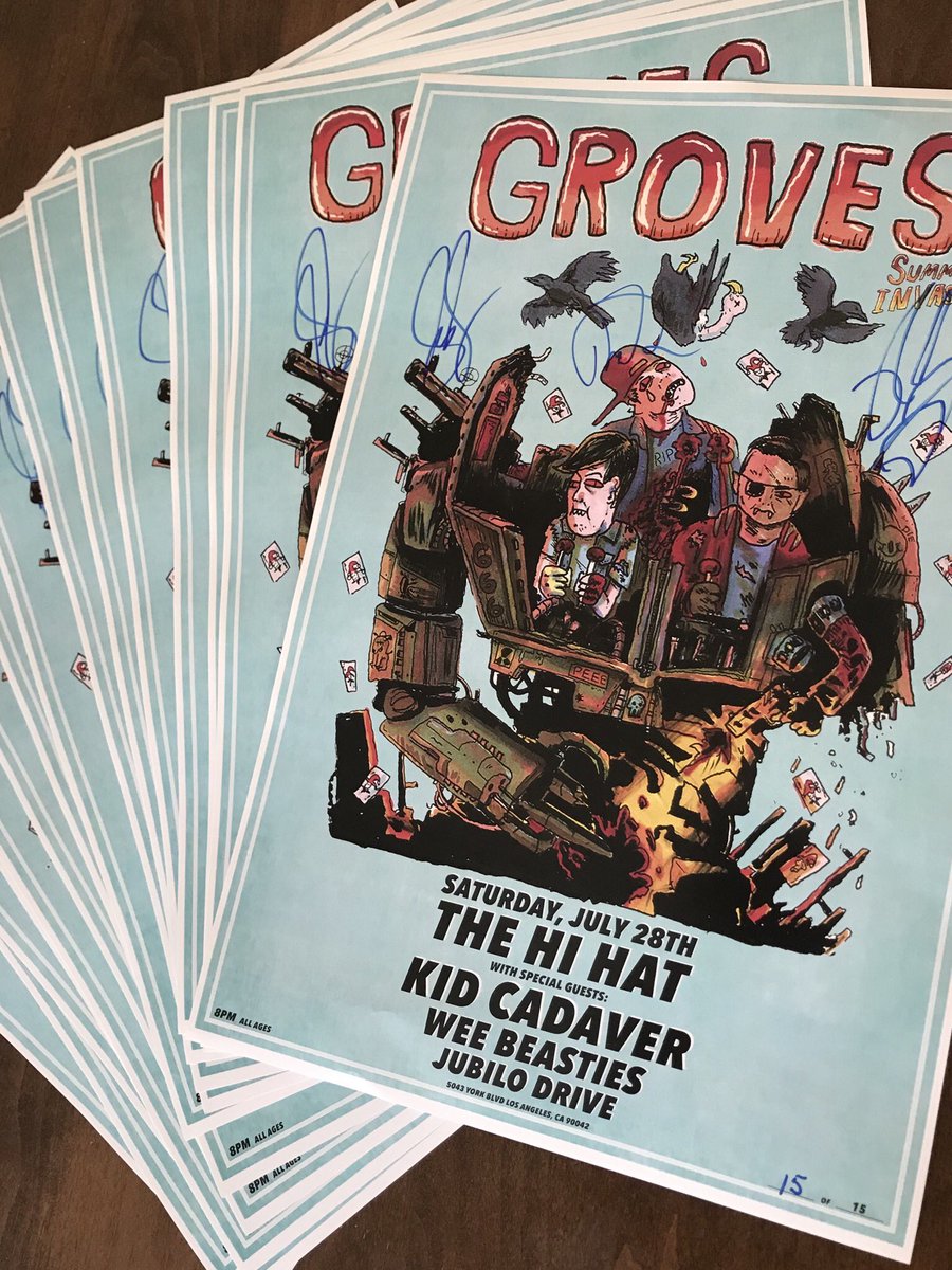 limited edition posters at merch tonight. only 15 available ⚡️