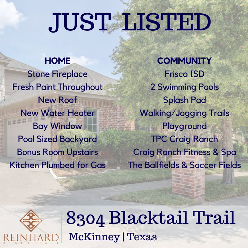 Reinhard Real Estate On Twitter Just Listed In Cityofmckinney