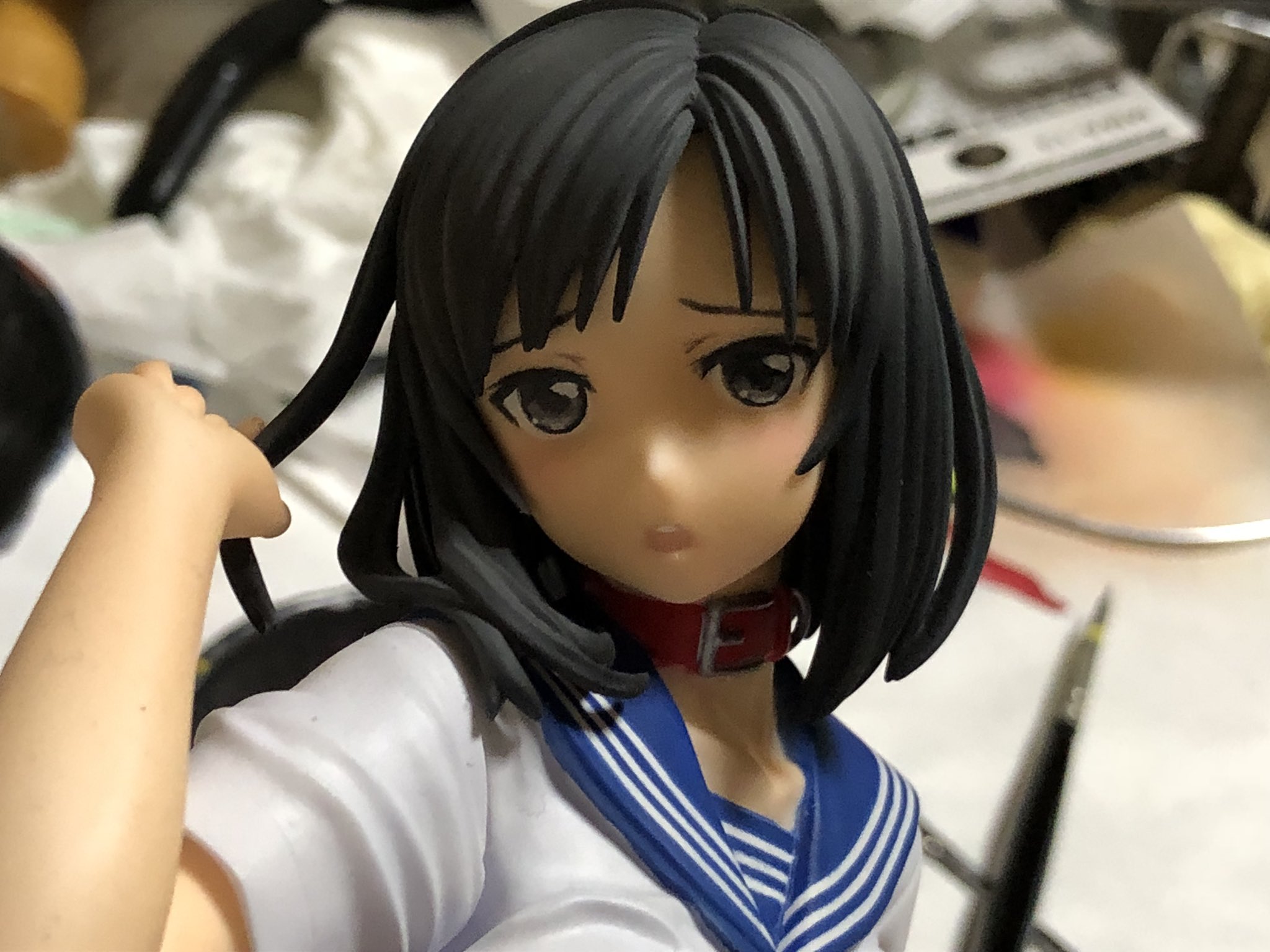 温泉天国 競泳水着探偵しずるちゃん ガレージキット スク水探偵しずる 温泉天国 ガレージキット