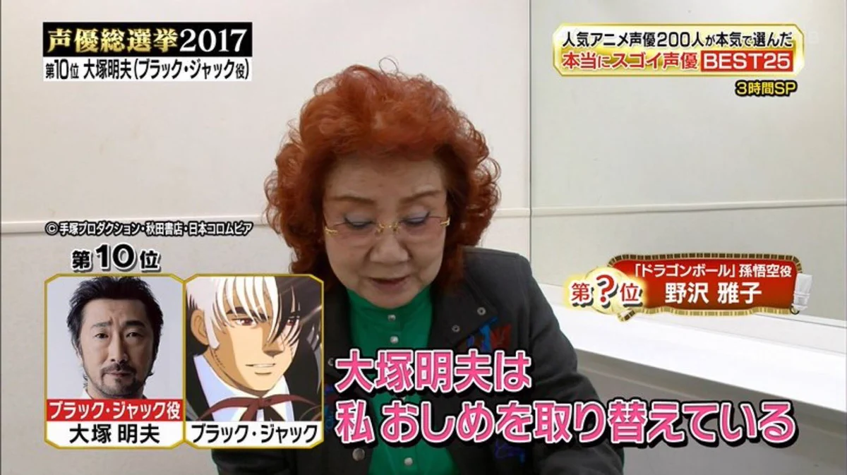 この人ならではのエピソード？大塚明夫のおしめを取り替えていた野沢雅子ｗｗｗ